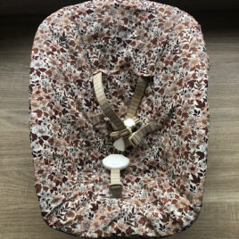 Stokke Newborn hoes Vintage bloemen bruin